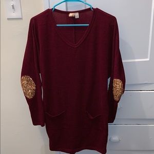 Sweater dress fitted